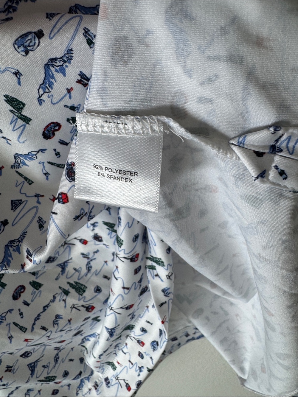 Peter Millar Summer Comfort XXL Performance Polo - Crosby Club - Ski Print - Picture 6 of 8